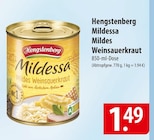 Hengstenberg Mildessa Mildes Weinsauerkraut Angebote bei famila Nordost Celle für 1,49 €