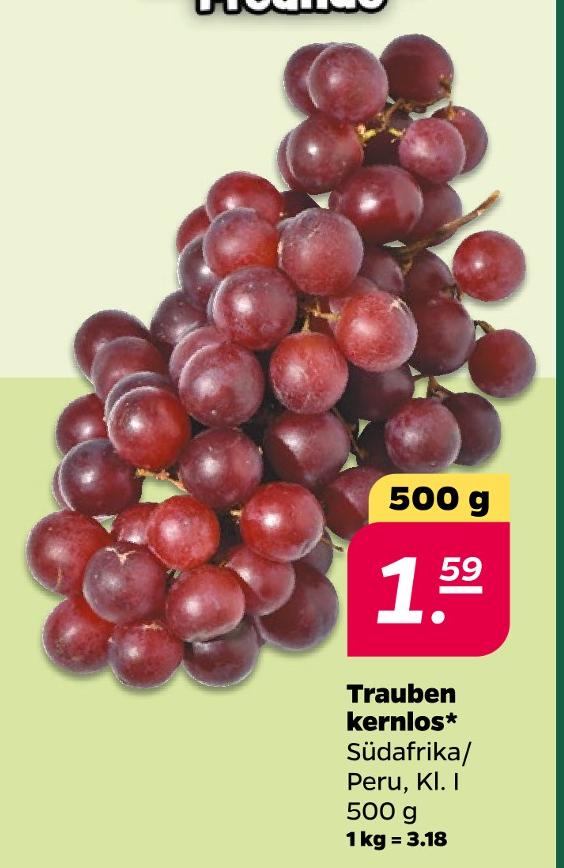 Trauben kernlos