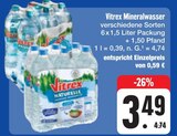 Mineralwasser von Vitrex im aktuellen E center Prospekt für 3,49 €