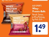 Whey-Protein-Balls Chocolate Caramel Brownie Geschmack Angebote von ALDI SPORTS bei ALDI SÜD Krefeld für 1,49 €