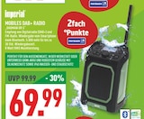 MOBILES DAB+ RADIO „DABMAN OR 5“ Angebote von imperial bei Marktkauf Dortmund für 69,99 €