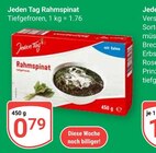 Rahmspinat im Angebot bei GLOBUS in Erfurt Rahmspinat Angebote von Jeden Tag bei GLOBUS Erfurt für 0,79 €