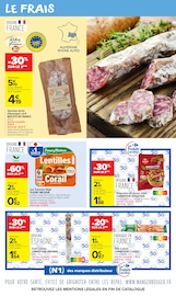 Promos Saucisse dans le catalogue "Carrefour market" de Carrefour Market Saucisse en promo dans le catalogue Carrefour Market à la page 6