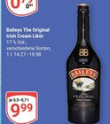 Aktuelles The Original Irish Cream Likör Angebot bei GLOBUS in Trier ab 9,99 €