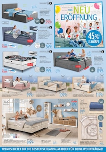 Bett im Trends Prospekt "WIR FEIERN NEUERÖFFNUNG" mit 8 Seiten (Bochum)