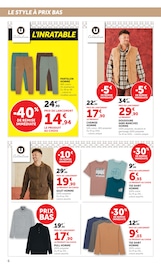 Promos Manteau Homme dans le catalogue "Le Style à prix bas" de Super U Manteau Homme en promo dans le catalogue Super U à la page 6