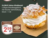 Sahne-Windbeutel im Angebot bei GLOBUS in Pulheim Sahne-Windbeutel Angebote von GLOBUS bei GLOBUS Pulheim für 2,59 €