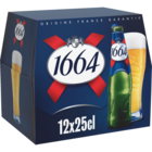 Bière blonde - 1664 en promo chez Carrefour Vincennes à 7,36 €