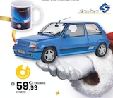 Voiture Renault Super 5 gt turbo mk2 bleu lumière 1990 1/18ème et mug - Solido dans le catalogue JouéClub