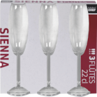 3 flûtes Sienna - Maître Chef - Maxi Bazar à Livry-Gargan 3 flûtes Sienna - Maître Chef en promo chez Maxi Bazar Livry-Gargan à 3,00 €