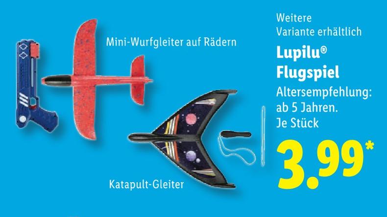 Flugspiel Katapult-Gleiter
