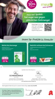 Aktueller mea - meine apotheke Prospekt "Unsere November-Angebote" Seite 1 von 4 Seiten