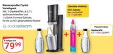 Wassersprudler Crystal Vorteilspack im Angebot bei GLOBUS in Krefeld Wassersprudler Crystal Vorteilspack Angebote von sodastream bei GLOBUS Krefeld für 9,99 €