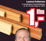 Laminat-Fußleisten Angebote bei Wilhelm Pelster GmbH & Co. KG Marl für 1,00 €