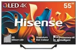 Téléviseur 55" QLED 4K - Hisense - Super U à Béziers Téléviseur 55" QLED 4K - Hisense en promo chez Super U Béziers à 399,00 €