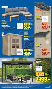 Pavillon im Lidl Prospekt "LIDL LOHNT SICH" mit 68 Seiten (Offenbach (Main))