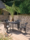 Ensemble table et 4 fauteuils empilables à Super U dans Rahon Ensemble table et 4 fauteuils empilables à Super U dans Rahon