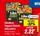Vegane Fleischalternative Angebote von LikeMeat bei Lidl Celle für 2,22 €