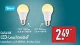 E27, 1.521 lm, 13,8 W = 100 W oder E27, 806 lm, 7,3 W = 60 W Angebote von CASALUX bei ALDI Nord Kiel für 2,49 €