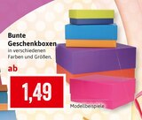 Bunte Geschenkboxen im Angebot bei Kaufhaus Stolz in Neumünster Bunte Geschenkboxen Angebote bei Kaufhaus Stolz Neumünster für 1,49 €
