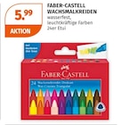 WACHSMALKREIDEN von FABER-CASTELL für 5,99 € bei Müller im Angebot WACHSMALKREIDEN von FABER-CASTELL im aktuellen Müller Prospekt