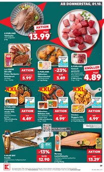 Rindfleisch im Kaufland Prospekt "Hier bin ich richtig" mit 66 Seiten (Heilbronn)