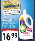 Waschmittel im Angebot bei E center in Euskirchen Waschmittel Angebote von Ariel bei E center Euskirchen für 16,99 €