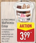 Waffelmix-Eimer von Alpenschmaus im aktuellen ALDI Nord Prospekt für 3,99 €
