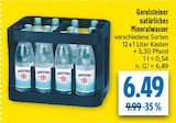natürliches Mineralwasser im Angebot bei diska in Zwickau natürliches Mineralwasser Angebote von Gerolsteiner bei diska Zwickau für 6,49 €