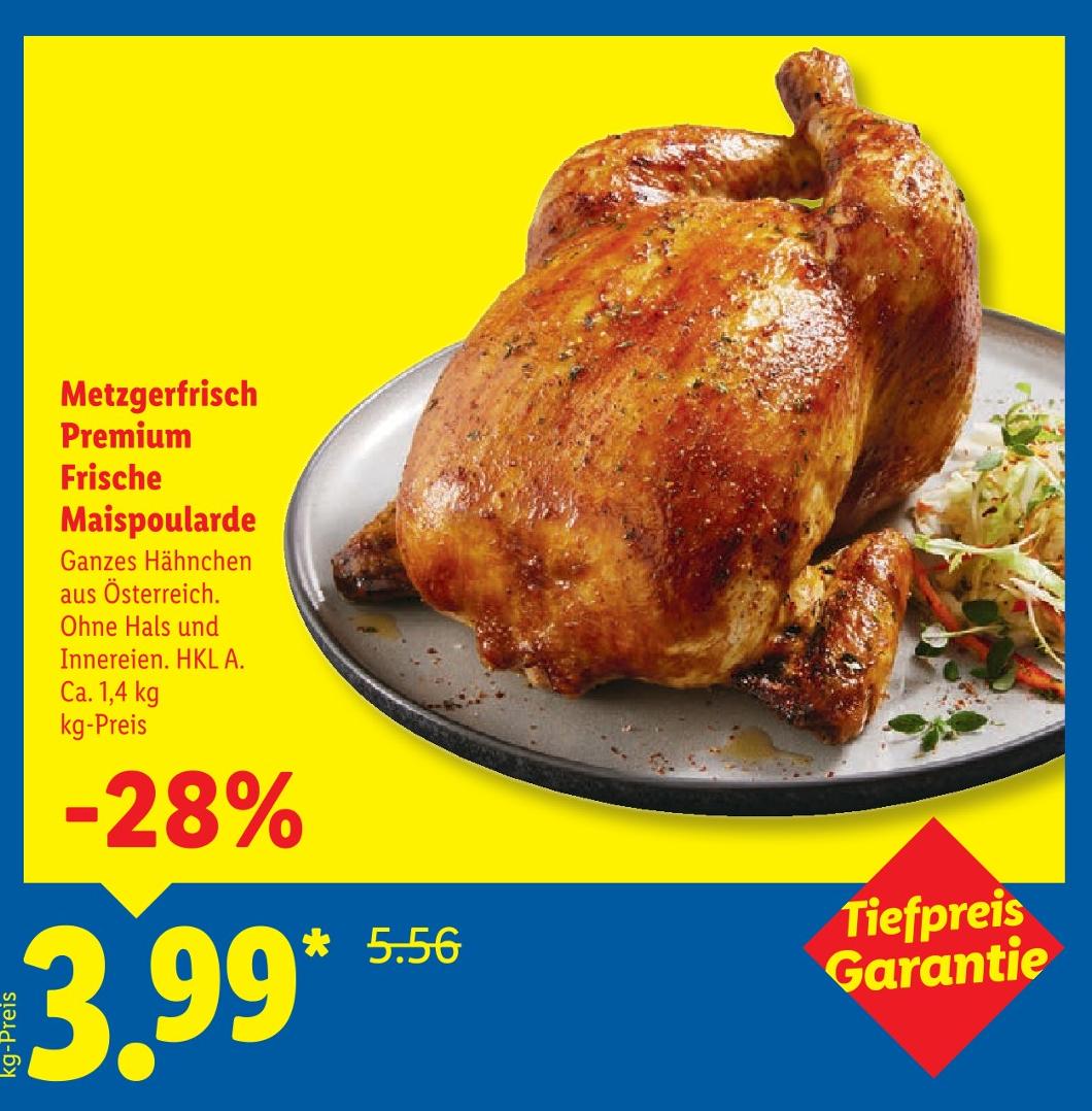 Metzgerfrisch Premium Frische Maispoularde