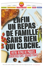 Catalogue Supermarchés Grand Frais en cours à Gerde et alentours, "Enfin un repas de famille sans rien qui cloche.", 6 pages, 18/03/2024 - 31/03/2024