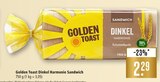 Dinkel Harmonie Sandwich Angebote von Golden Toast bei Marktkauf Heilbronn für 2,29 €