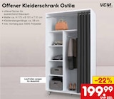 Offener Kleiderschrank Ostila Angebote von VCM bei Netto Marken-Discount Aachen für 199,99 €