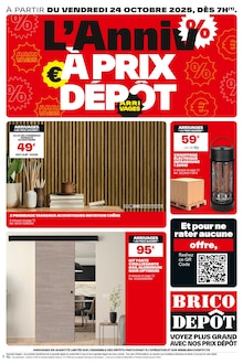 Catalogue Brico Dépôt à Ville-la-Grand cette semaine, valable du 15/10/2025 au 22/10/2025 Prospectus Brico Dépôt à Ville-la-Grand, "L'Anniv À PRIX DÉPOT", 20 pages de promos valables du 15/10/2025 au 22/10/2025