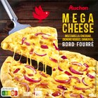 PIZZA MEGA CHEESE AUX 3 FROMAGES ET OIGNONS ROUGES SURGELÉE AUCHAN - AUCHAN en promo chez Auchan Supermarché Colmar à 9,18 €