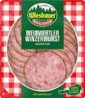 Käse Wurst oder Weinviertler Winzerwurst Angebote von Wiesbauer bei Kaufland Leverkusen für 1,29 €