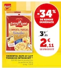 Promo Emmental Rape au Lait Thermise à 2,11 € dans le catalogue Super U à Montoir-de-Bretagne