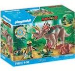 Tricératops et son bébé - Playmobil - La Grande Récré à Villejuif Tricératops et son bébé - Playmobil en promo chez La Grande Récré Villejuif à 34,99 €