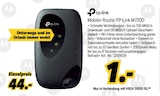 Mobiler Router M7200 im Angebot bei MEDIMAX in Bad Homburg Mobiler Router M7200 Angebote von tp-link bei MEDIMAX Bad Homburg für 1,00 €
