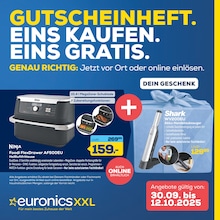 EURONICS Prospekt für Bernburg: "GUTSCHEINHEFT. EINS KAUFEN. EINS GRATIS.", 24 Seiten, 30.09.2025 - 12.10.2025