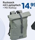 Rossmann - Rucksack mit Laptopfach Angebot im Prospekt Rucksack mit Laptopfach bei Rossmann im Prospekt "Mein Drogeriemarkt" für 14,99 €