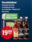 Limonade oder Cola Angebote von Gerolsteiner bei Getränke Hoffmann Euskirchen für 19,99 €