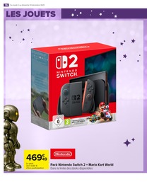 Prix et réduction Nintendo dans le prospectus Carrefour Market en cours Offre Nintendo dans le catalogue Carrefour Market du moment à la page 78