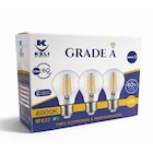 Lot de 3 ampoules LED E27 806 lm 60 W - Brico Dépôt à Arras Lot de 3 ampoules LED E27 806 lm 60 W en promo chez Brico Dépôt Arras à 10,00 €