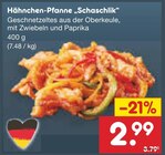 Aktuelle Pfanne Angebote bei Netto Marken-Discount in Heilbronn Aktuelles Hähnchen-Pfanne „Schaschlik“ Angebot bei Netto Marken-Discount in Heilbronn ab 2,99 €