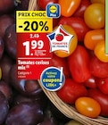 Tomates cerises mix en promo chez Lidl Saint-Denis à 1,99 €
