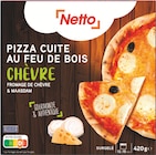 Promo PIZZA CUITE FEU DE BOIS CHÈVRE SURGELÉE à 3,17 € dans le catalogue Netto à Carnoux-en-Provence