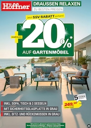 Der aktuelle Höffner Prospekt DRAUSSEN RELAXEN ZU BESTEN PREISEN