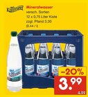 Mineralwasser bei Netto Marken-Discount im Friesenheim Prospekt für 3,99 €
