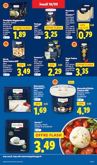 Promo Fromage râpé dans le catalogue Lidl du moment à la page 21
